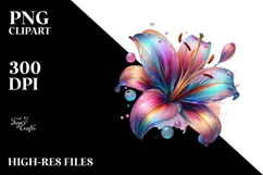 Detailed Transparent Lily PNG Product Image 2