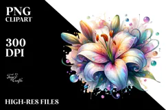 Detailed Transparent Lily PNG Product Image 2