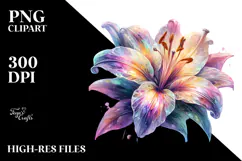 Detailed Transparent Lily PNG Product Image 2
