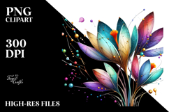 Colorful Crocus, PNG Product Image 2