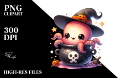 Cute Baby Octopus PNG Product Image 2