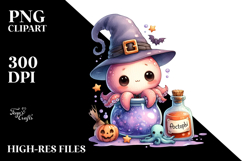 Cute Baby Octopus PNG Product Image 2