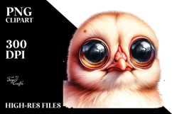 Bird with Sunglasses PNG Product Image 2