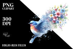 Grunge Bird, High-Res PNG Product Image 2