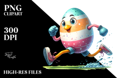 Creative Easter Egg Runner PNG Product Image 2