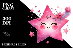 Simple Pinkish Star PNG Product Image 2