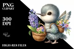 Detailed Whimsical Baby Hummingbird Product Image 1