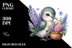 Detailed Whimsical Baby Hummingbird Product Image 3