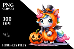 dresses for halloween,Cute Baby Unicorn PNG Product Image 2