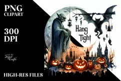 Simple Halloween Gargoyle, Transparent PNG Product Image 3