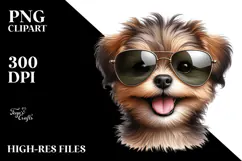 Detailed Puppy Portrait | Sublimation | Clipart Product Image 2