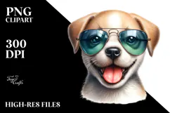 Detailed Puppy Portrait | Sublimation | Clipart Product Image 2