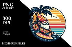 Retro Tropical Gnome PNG Product Image 2