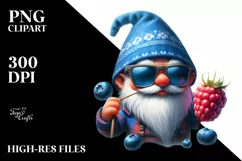 Colorful Gnome Digital Painting | Clipart Product Image 1