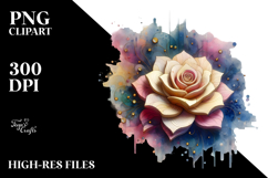 Pastel Rose PNG Product Image 2