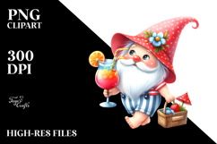 Gnome in Summer Clothes, Transparent PNG Product Image 2