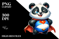 Silly Cartoon Panda PNG Product Image 2