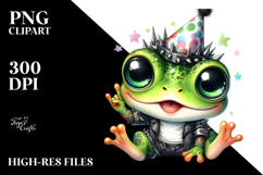 Cute Baby Frog PNG Product Image 2