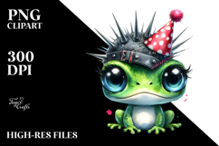 Cute Baby Frog PNG Product Image 2