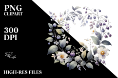 Simple Watercolor Nightshade PNG Product Image 2