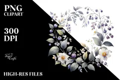 Simple Watercolor Nightshade PNG Product Image 2
