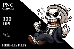 Skull in Suit, PNG Product Image 2