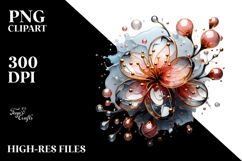 Abstract Cherry Blossom PNG Product Image 2