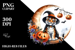 Tiger for Halloween, PNG Product Image 2