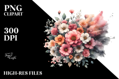Flowers on Cloud of Dust, High-Quality PNG Product Image 2