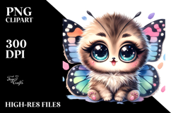 Cute Baby Butterfly PNG Product Image 2