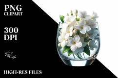Shiny Large Gardenia Vibrant Drawing Halloween | Product Image 1
