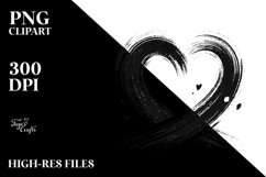 Simple Heart with Wings, Translucent PNG Product Image 2
