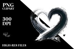 Simple Heart with Wings, Translucent PNG Product Image 2