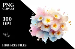 Shiny Transparent Pastel Primrose, PNG Product Image 3