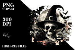 Retro Skull PNG Product Image 2