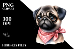 Funny Pug | Sublimation | Clipart Product Image 2