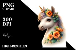 Cute Baby Unicorn Clipart Product Image 3