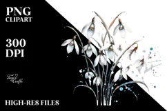 Colorful Snowdrop, High-Res PNG Product Image 2