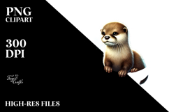 Adorned Otter PNG Product Image 2