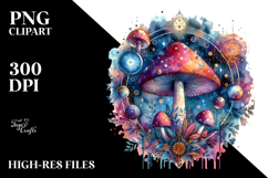 Celestial Mushroom Tarot, High Quality PNG Product Image 2