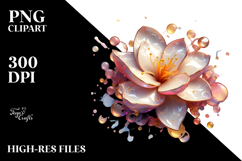 Abstract y Gardenia PNG Product Image 2