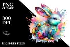 Colorful Bunny Made of PNG Product Image 2