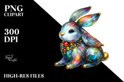 Colorful Bunny Made of PNG Product Image 2