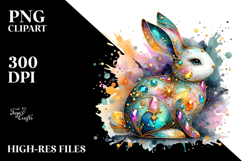 Colorful Bunny Made of PNG Product Image 2
