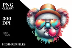 Quirky High Detail Koala Portrait Product Image 3
