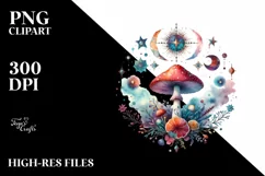 Colorfull Watercolor Magical | Clipart Product Image 3