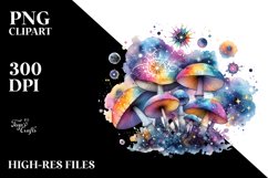 Colorful Magical Celestial Astral Mushroom | Sublimation | Product Image 3