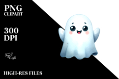 Cute Ghost, High-Res PNG Product Image 2