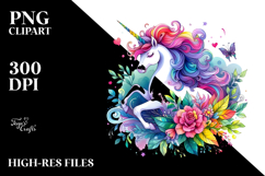 Vibrant Unicorn PNG Product Image 2