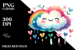 Heart with Wings and Hearts, Transparent PNG Product Image 2
